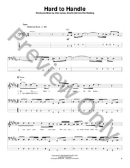 Hard to Handle Guitar and Fretted sheet music cover